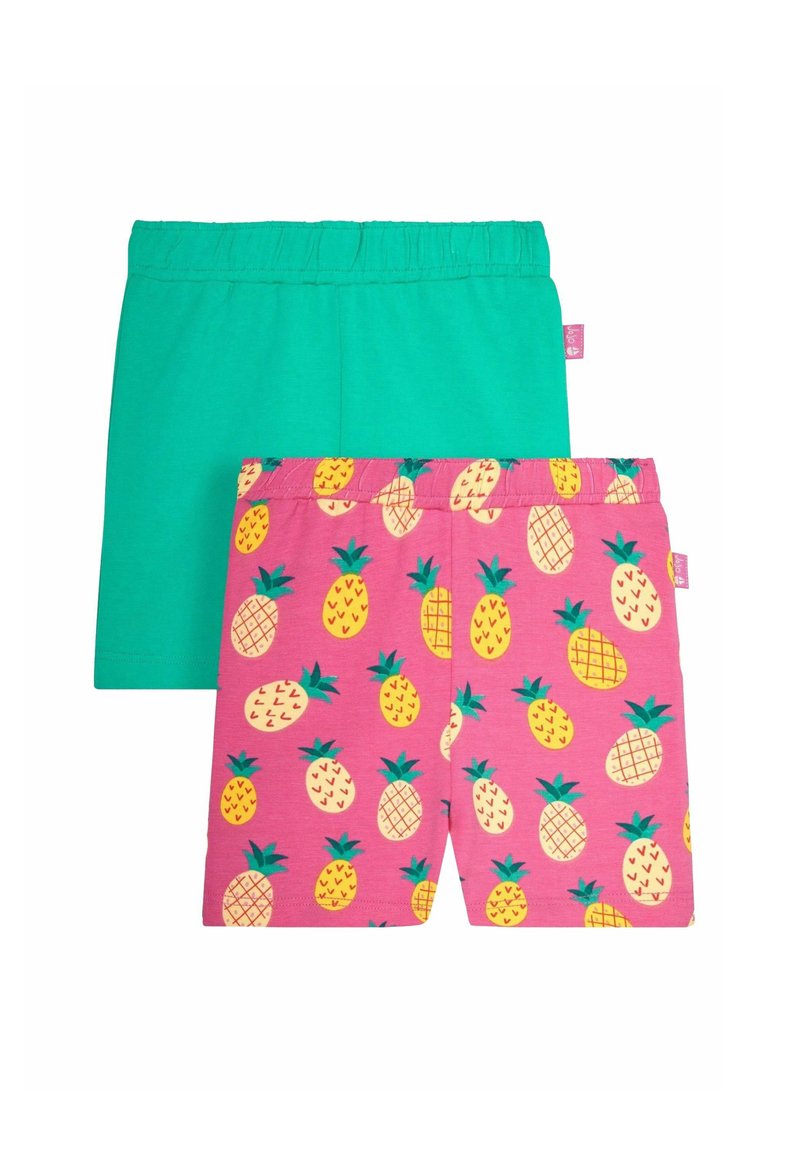 JoJo Maman Bébé 2-PACK - REGULAR FIT - Šortai - fuchsia pink pineapple green