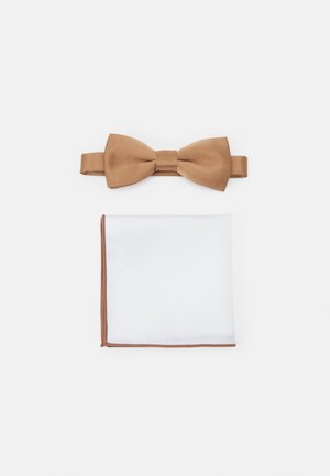 ONSTED BOW TIE SET - Lommetørkle - brown sugar