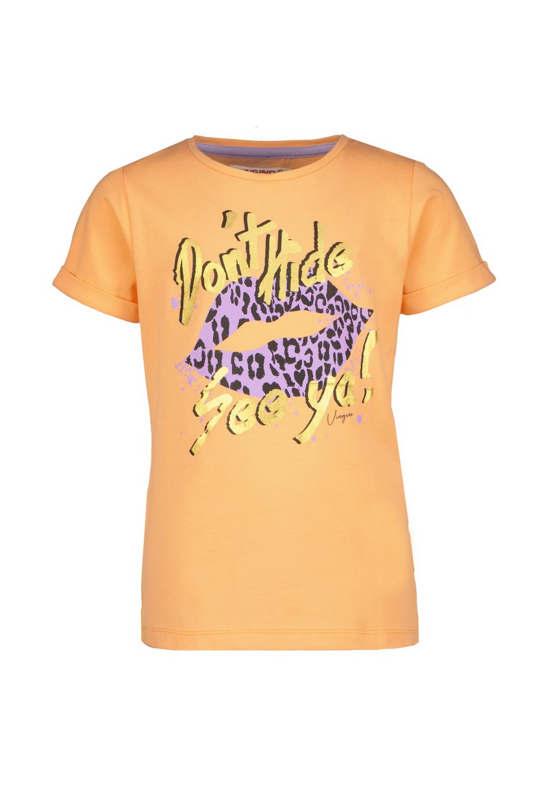 Vingino Mädchen T-Shirt Harly - Weiches Basic Shirt In Vanille & Lila