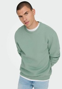 Only & Sons ONSCERES CREW NECK NOOS - Melegítőfelső - chinois green