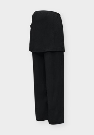 MAMALICIOUS, MLCAILEEN SKIRT PANTS - Pernera ancha - black