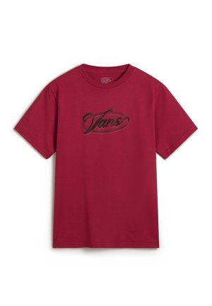 Vans CLOUD RUSH - Camiseta estampada - dark red