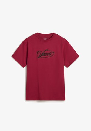 Vans CLOUD RUSH - T-Shirt print - dark red