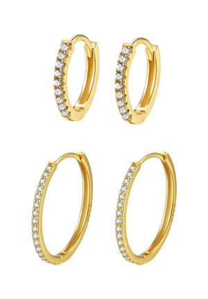 Hey Happiness, CLEAR STONE - Ohrringe - gold-coloured