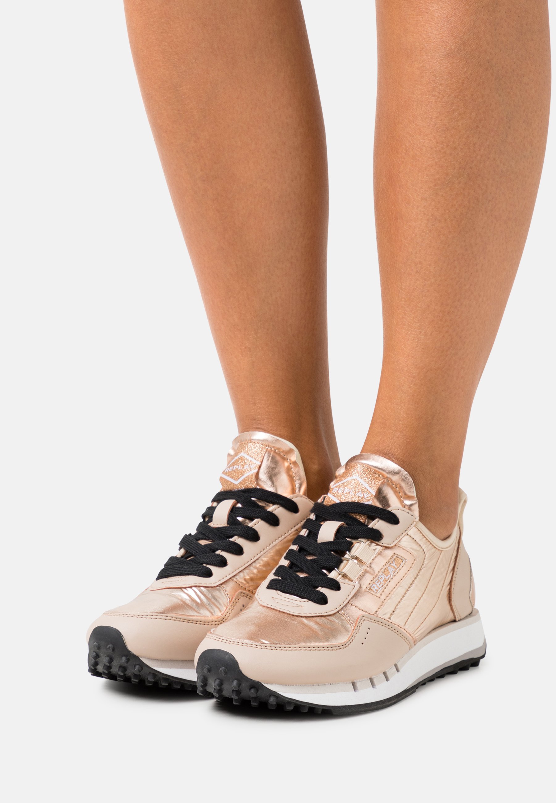 replay glitter trainers
