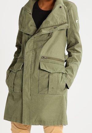 khujo Manteau court - khaki