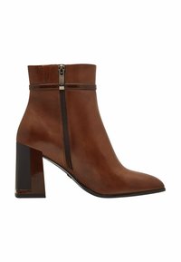 Tamaris Bottines à talons hauts - brown comb