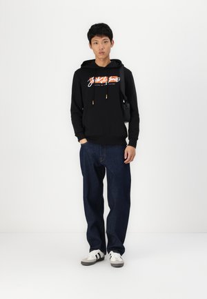 JJTILEY HOOD 2 PACK - Sweatshirt - white melange/black
