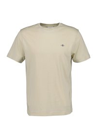 GANT - SHIELD - Paprasti marškinėliai - silky beige Miniatiūros vaizdas 1