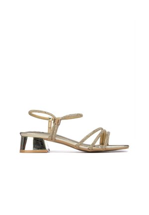 XTI, SANDALIA DE MUJER CON TACÓN  - ORO - Sandalias - oro
