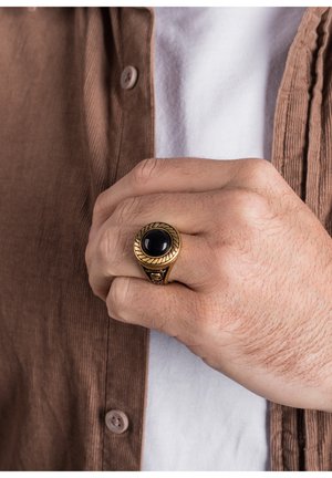MORTIS  - Ring - mattgoldfarben