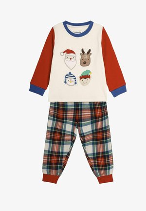 JoJo Maman Bébé, CHRISTMAS TARTAN REGULAR FIT
- Pyjama - white