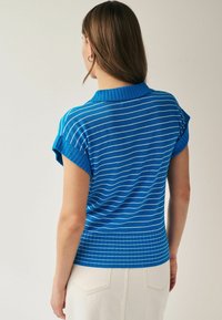 Next - SHORT SLEEVE - REGULAR FIT - Poloshirt - blue stripe Thumbnail-Bild 1