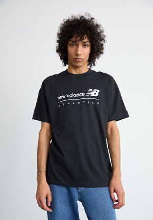 LINEAR GRAPHIC  - T-shirt imprimé - black