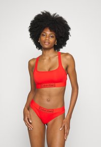 Calvin Klein Underwear UNLINED BRALETTE REIMAGINED HERITAGE - Corpete - tuscan terra cotta