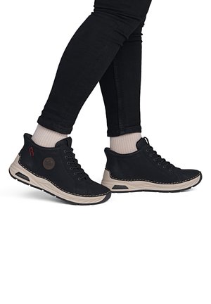 Rieker, RIEKER KURZSTIEFEL 44550 - Lace-up ankle boots - black