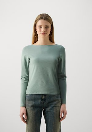 ONLLIVE LOVE BOAT NECK  - Langærmet T-shirt - chinois green