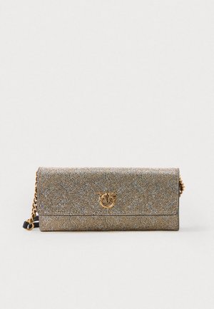 LOVE TINY BIRDS WALLET MONOGRAM - Novčanik - antique gold-coloured