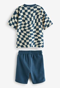 Next CHECKERBOARD SET REGULAR FIT - Träningsbyxor - blue