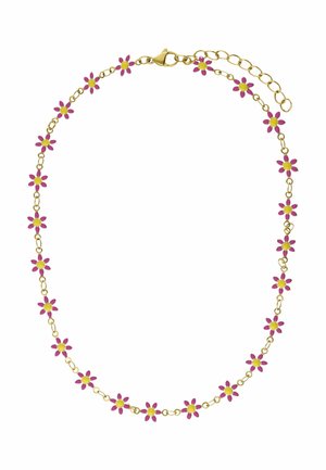 FLOWERS - Ketting - gold pink
