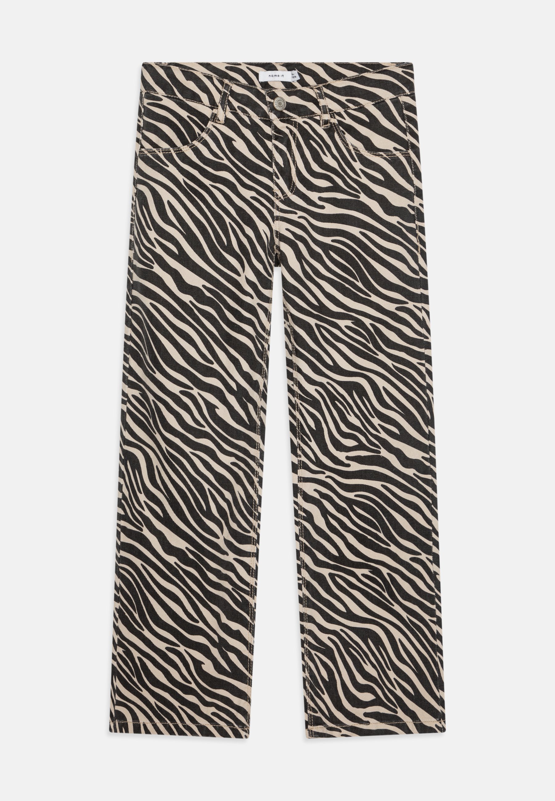 Name it NKFROSE WIDE PANT Pantaloni cement/black/nero