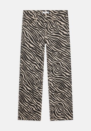 NKFROSE WIDE PANT - Bukse - cement/black