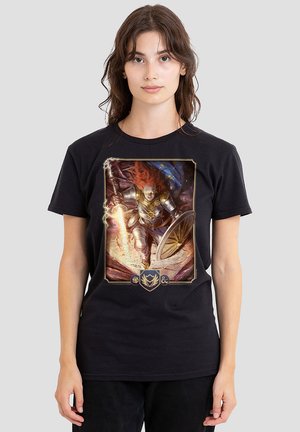 DUNGEONS DRAGONS PALADIN KEY ART - Print T-shirt - black