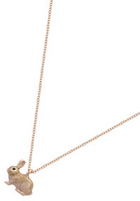 FABLE ENGLAND Rabbit necklace - Halskæder - light brown