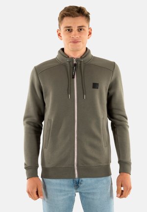 Felpa con zip - gris