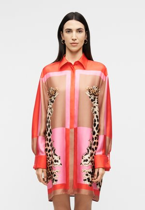 Roberto Cavalli, DRESS - Vestido camisero - coral red