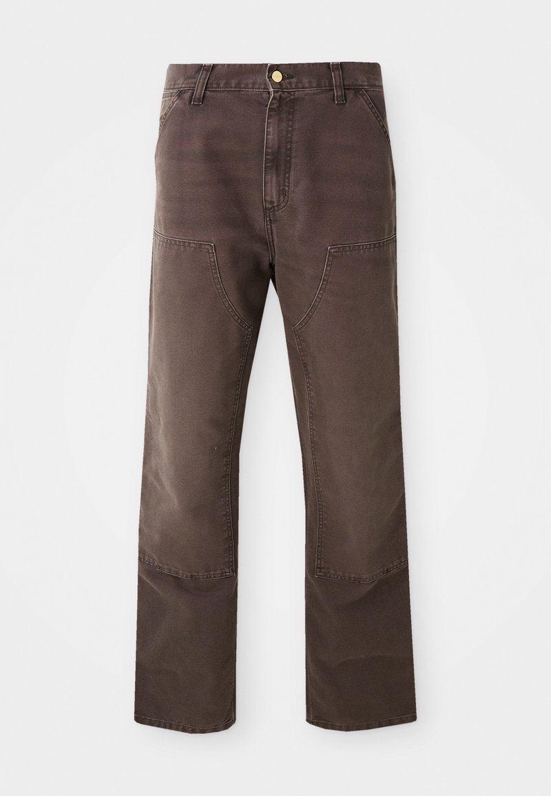 Carhartt WIP DOUBLE KNEE PANT - Trousers - tobacco stone/dark brown