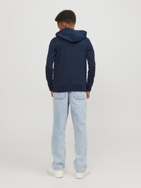 Jack & Jones Junior JJEBASIC JR - Felpa con cappuccio - navy blazer