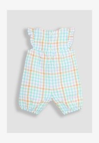 Neizvēlēts, rainbow gingham fruit embroidered pockets