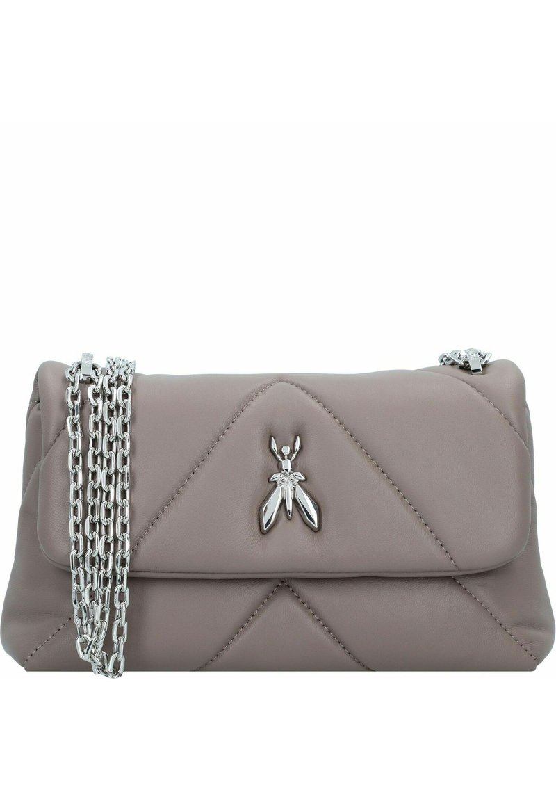 Patrizia Pepe MEDIUM PADDED - Borsa a tracolla - dark tatami
