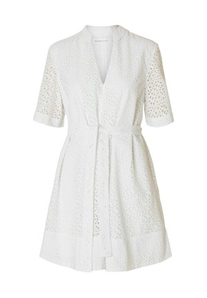 MINIKLEID BRODERIE ANGLAISE - Robe de jour - bright white