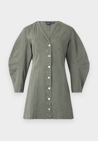 HORSESHOE MINI DRESS - Obleka iz džinsa - mesculen green