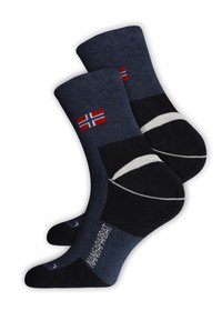 Nangaparbat 2ER PACK - Socks - blau