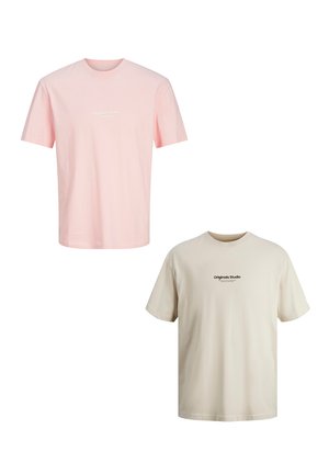 2-ER SET LOGO JORVESTERBRO - T-Shirt print - altrosa