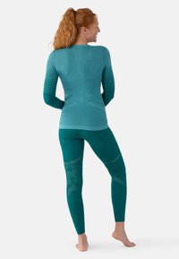 Smartwool INTRAKNIT THERMAL MERINO BASE LAYER PATTERN CREW - Pullover - cascade emerald