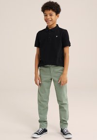 WE Fashion - Poloshirt - black Miniatuurafbeelding 1