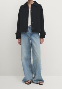 Massimo Dutti Overgangsjakke - black