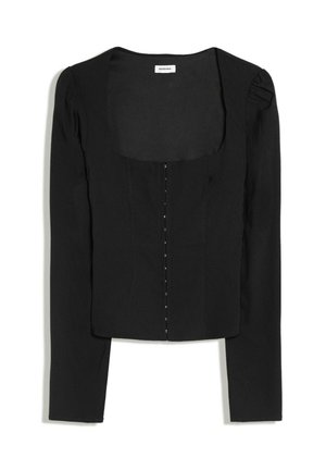Bershka, LONG-SLEEVE SHIRT - Blouse - black