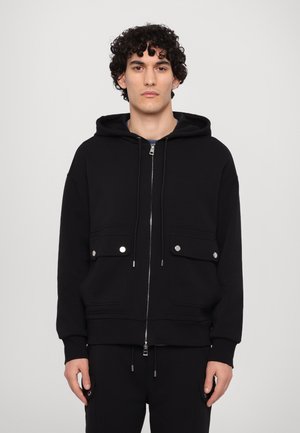FASHION HOOD - Mikina so zipsom - black