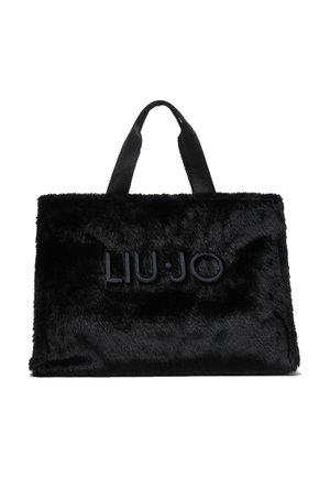 LIU JO, LIU JO LARGE TEDDY TOTE BAG - Borsa a mano - black