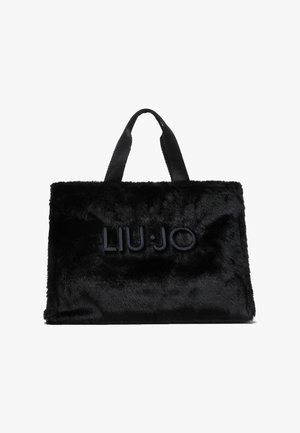 LIU JO, LIU JO LARGE TEDDY TOTE BAG - Borsa a mano - black