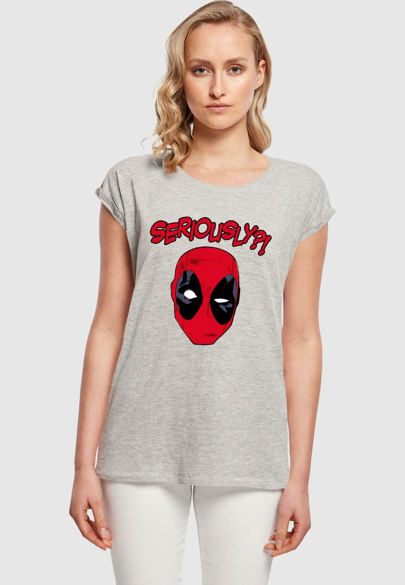 ABSOLUTE CULT DEADPOOL  SERIOUSLY  - T-shirts med print - heather grey