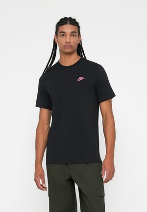 CLUB TEE - T-Shirt basic - black/pink