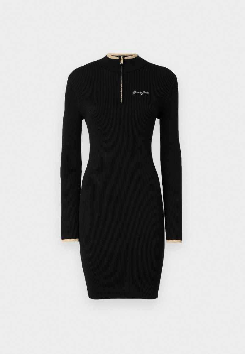 Tommy Jeans Gebreide jurk zwart Tommy Jeans Gebreide jurk zwart