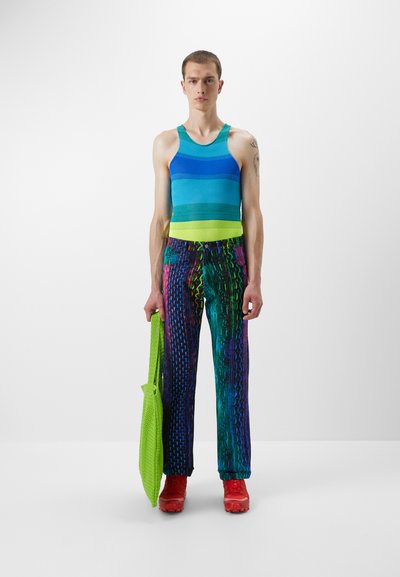 AGR HEALING ELASTIC TANK UNISEX - Débardeur - blue/yellow