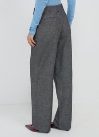Calliope PALAZZO SPINATO - Pantaloni - var ultrablack